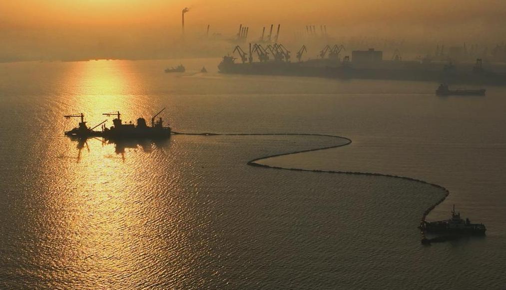 京唐港区25万吨级航道建设稳步推进